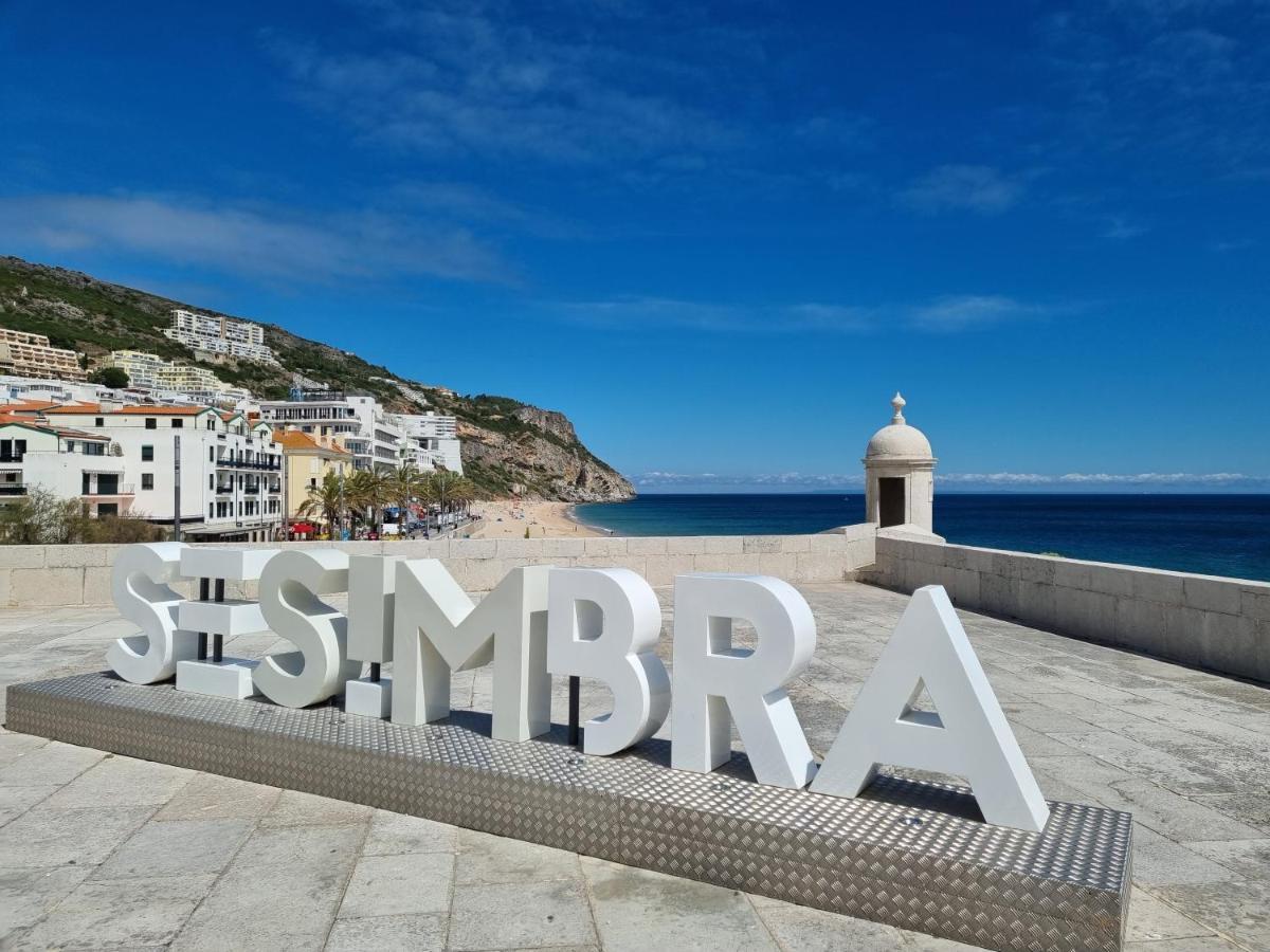 Casa Mar E Sol, New Apartment Near The Beach With Balcony سيسيمبرا المظهر الخارجي الصورة